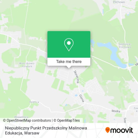 Niepubliczny Punkt Przedszkolny Malinowa Edukacja map