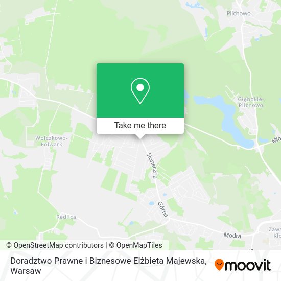 Doradztwo Prawne i Biznesowe Elżbieta Majewska map