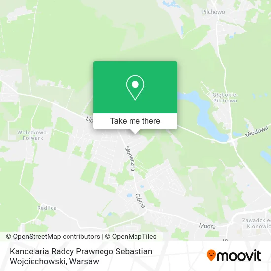 Карта Kancelaria Radcy Prawnego Sebastian Wojciechowski