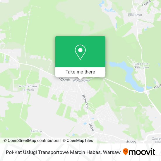 Pol-Kat Usługi Transportowe Marcin Habas map