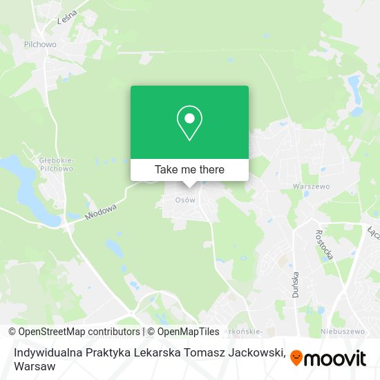 Indywidualna Praktyka Lekarska Tomasz Jackowski map