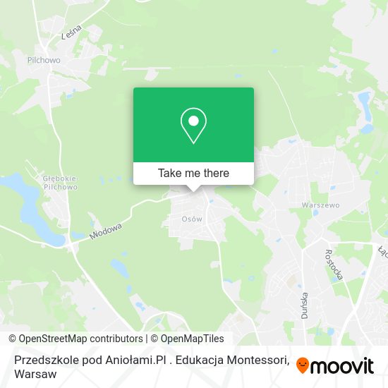 Przedszkole pod Aniołami.Pl . Edukacja Montessori map