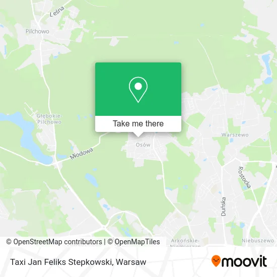 Карта Taxi Jan Feliks Stepkowski