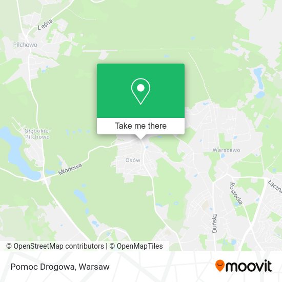 Pomoc Drogowa map