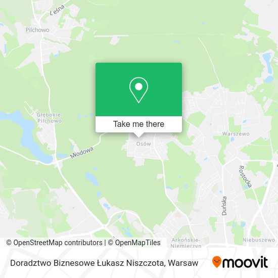 Doradztwo Biznesowe Łukasz Niszczota map