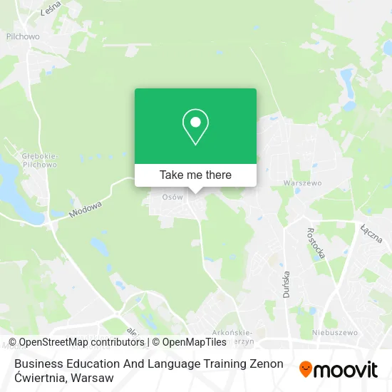 Карта Business Education And Language Training Zenon Ćwiertnia