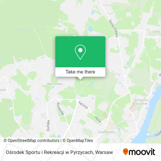 Ośrodek Sportu i Rekreacji w Pyrzycach map