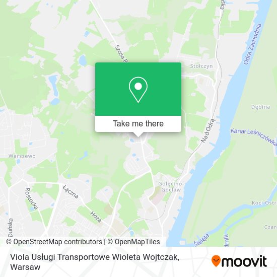 Viola Usługi Transportowe Wioleta Wojtczak map