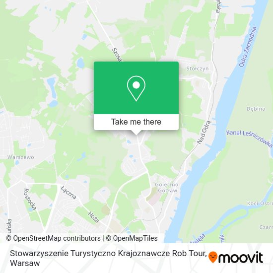 Карта Stowarzyszenie Turystyczno Krajoznawcze Rob Tour