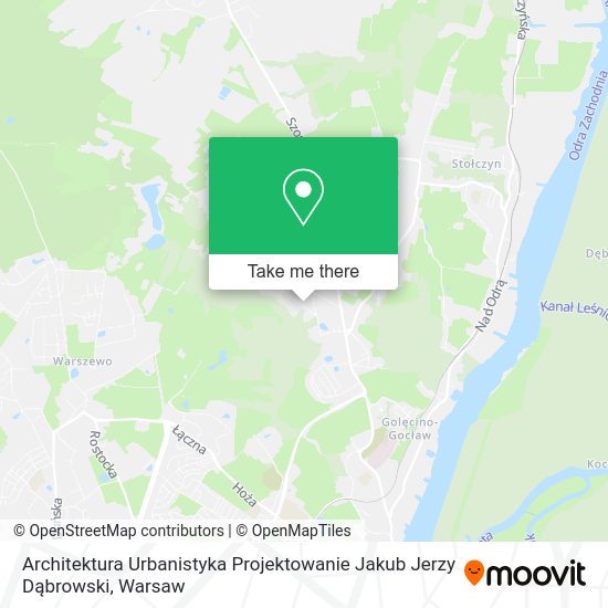 Architektura Urbanistyka Projektowanie Jakub Jerzy Dąbrowski map