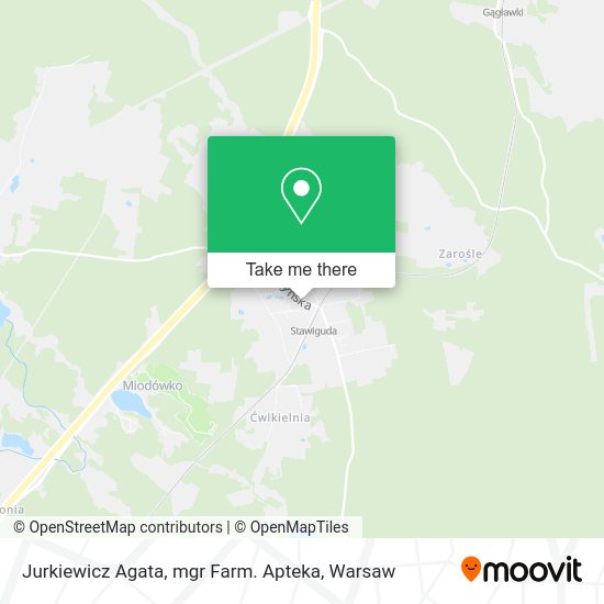 Jurkiewicz Agata, mgr Farm. Apteka map