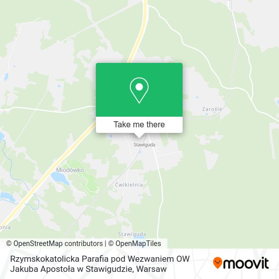 Rzymskokatolicka Parafia pod Wezwaniem OW Jakuba Apostoła w Stawigudzie map