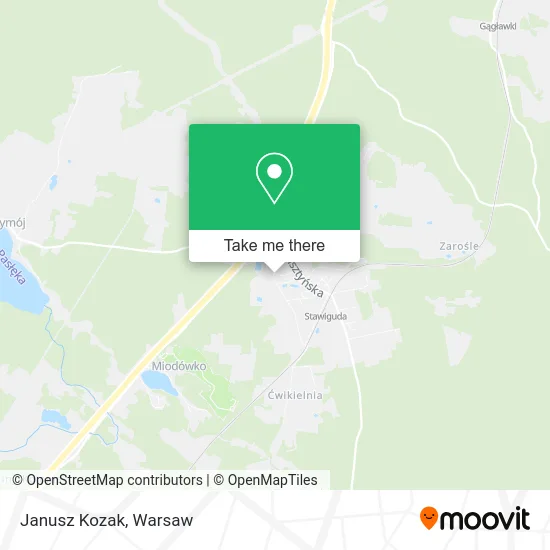 Janusz Kozak map