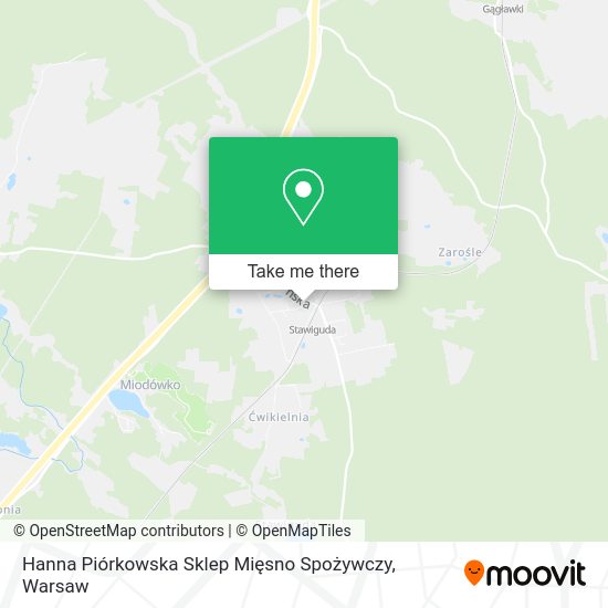 Hanna Piórkowska Sklep Mięsno Spożywczy map