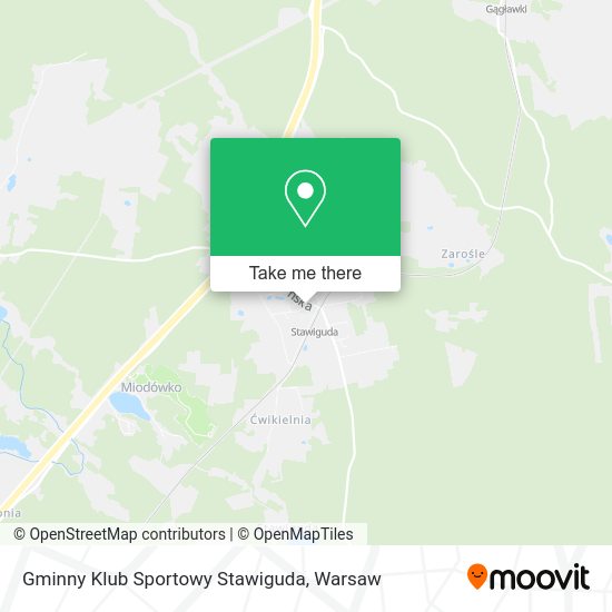 Gminny Klub Sportowy Stawiguda map