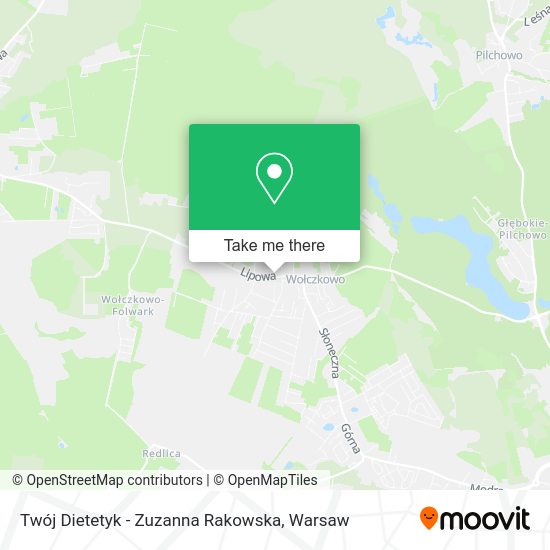 Twój Dietetyk - Zuzanna Rakowska map