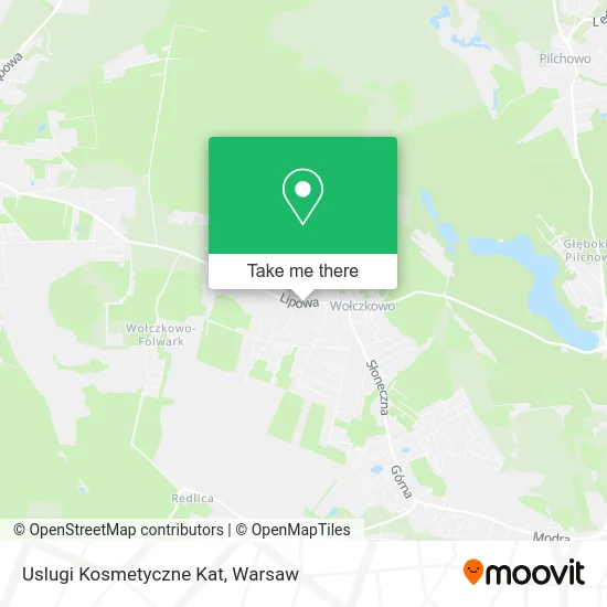 Карта Uslugi Kosmetyczne Kat