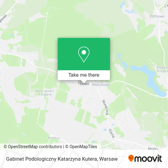Карта Gabinet Podologiczny Katarzyna Kutera