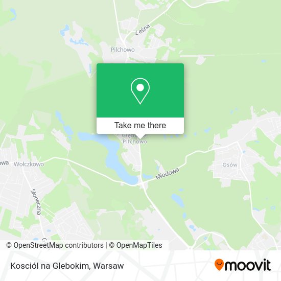 Kosciól na Glebokim map