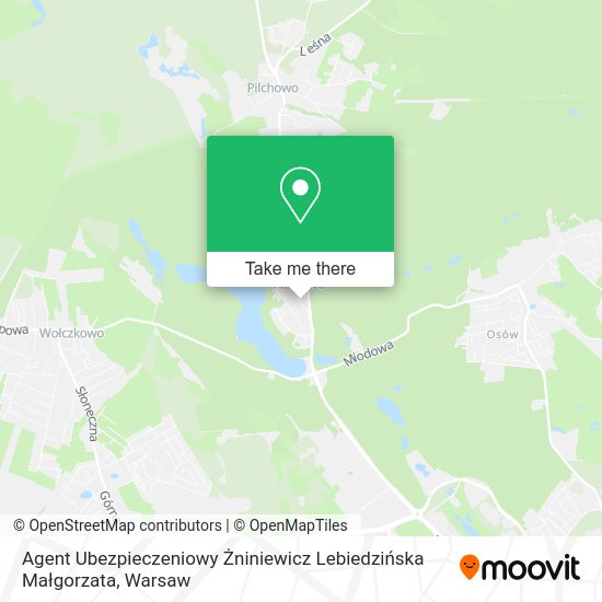 Agent Ubezpieczeniowy Żniniewicz Lebiedzińska Małgorzata map