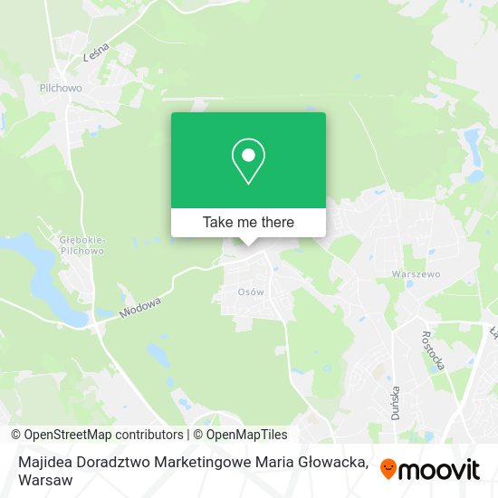 Majidea Doradztwo Marketingowe Maria Głowacka map