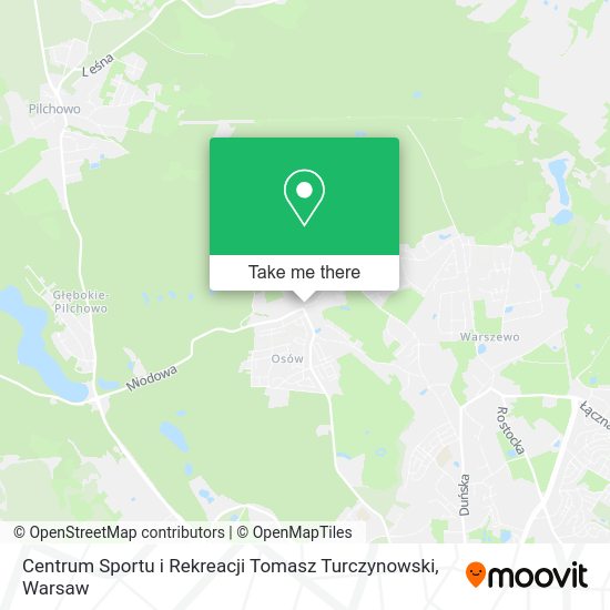 Centrum Sportu i Rekreacji Tomasz Turczynowski map