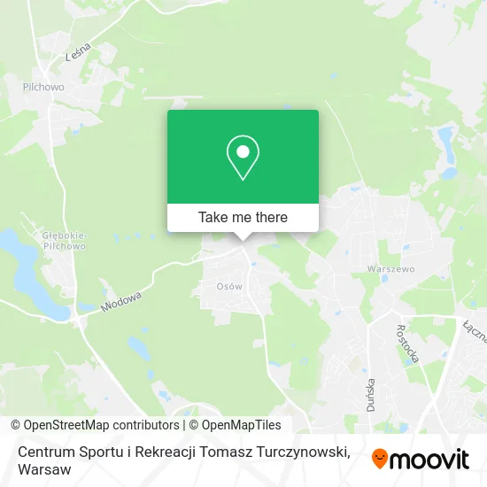 Карта Centrum Sportu i Rekreacji Tomasz Turczynowski