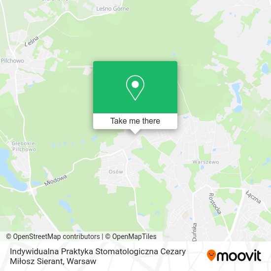 Indywidualna Praktyka Stomatologiczna Cezary Miłosz Sierant map