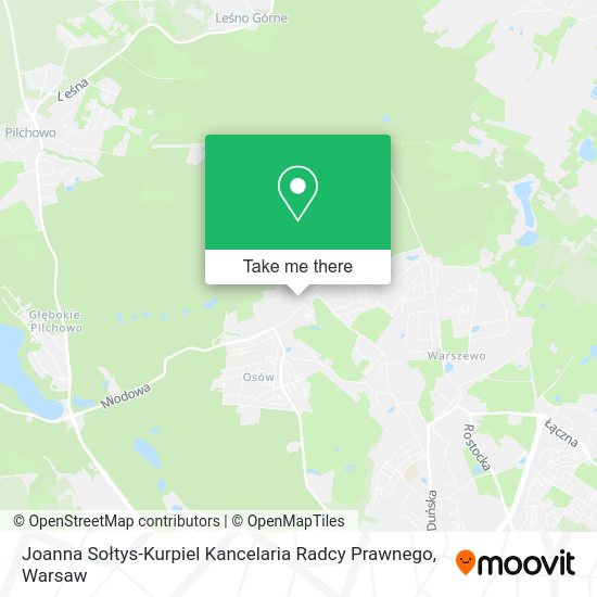 Joanna Sołtys-Kurpiel Kancelaria Radcy Prawnego map