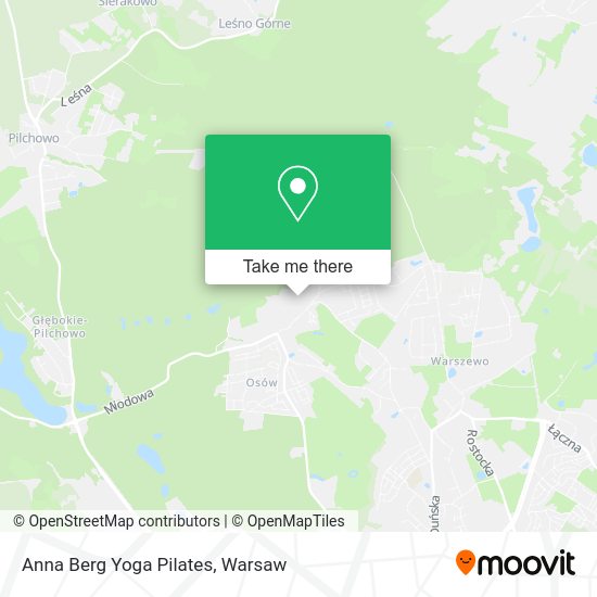 Anna Berg Yoga Pilates map