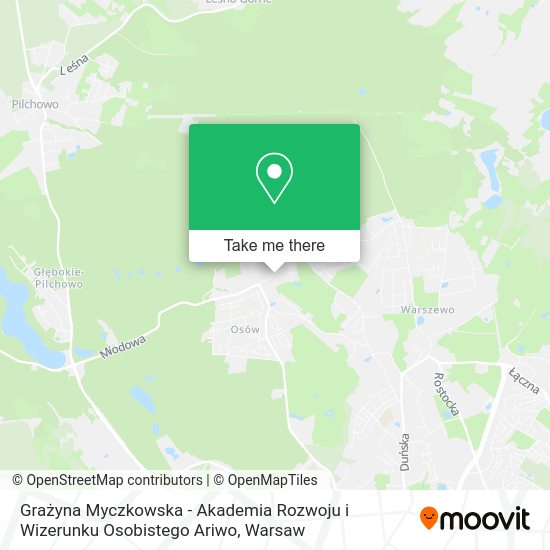 Grażyna Myczkowska - Akademia Rozwoju i Wizerunku Osobistego Ariwo map