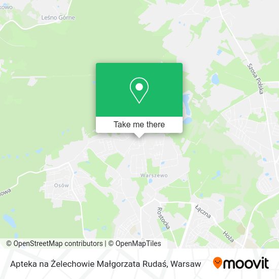 Apteka na Żelechowie Małgorzata Rudaś map