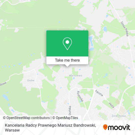 Kancelaria Radcy Prawnego Mariusz Bandrowski map