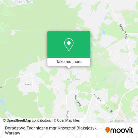 Doradztwo Techniczne mgr Krzysztof Błażejczyk map