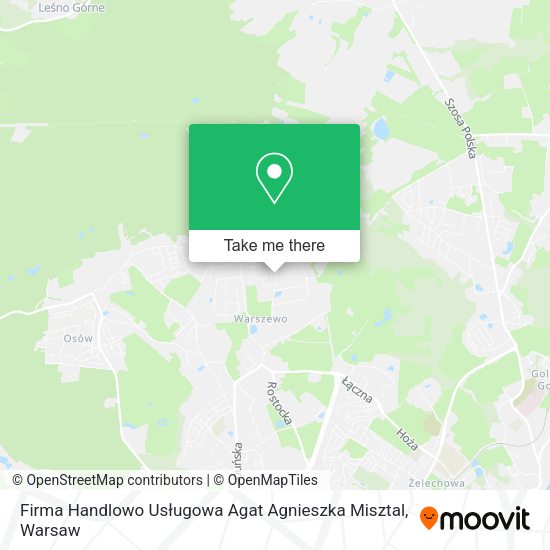 Firma Handlowo Usługowa Agat Agnieszka Misztal map