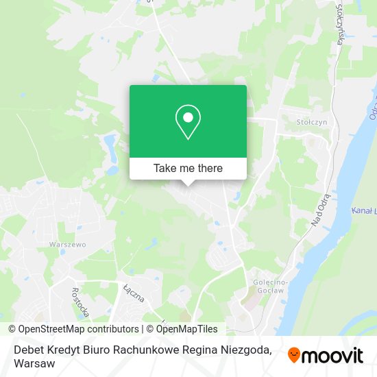 Debet Kredyt Biuro Rachunkowe Regina Niezgoda map