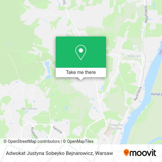 Adwokat Justyna Sobeyko Bejnarowicz map