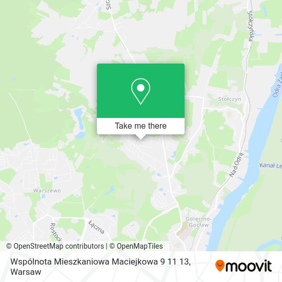 Wspólnota Mieszkaniowa Maciejkowa 9 11 13 map