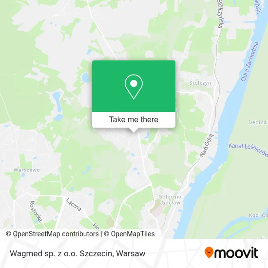 Карта Wagmed sp. z o.o. Szczecin