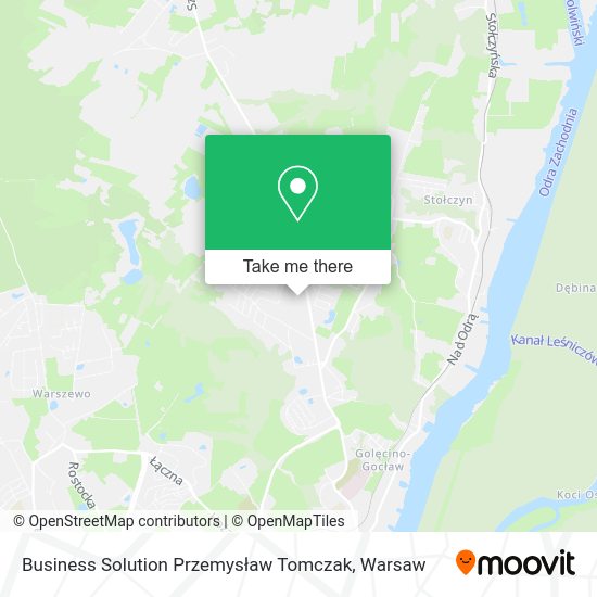 Business Solution Przemysław Tomczak map