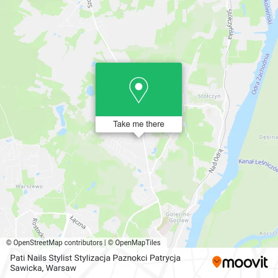 Карта Pati Nails Stylist Stylizacja Paznokci Patrycja Sawicka