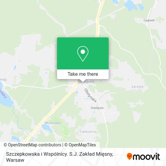 Szczepkowska i Wspólnicy. S.J. Zakład Mięsny map