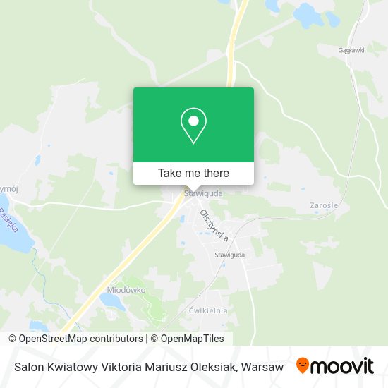 Карта Salon Kwiatowy Viktoria Mariusz Oleksiak