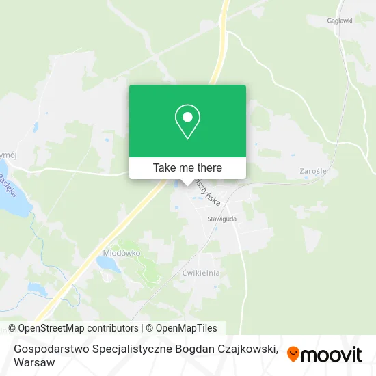 Карта Gospodarstwo Specjalistyczne Bogdan Czajkowski