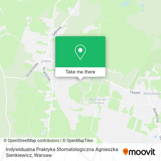 Indywidualna Praktyka Stomatologiczna Agnieszka Sienkiewicz map