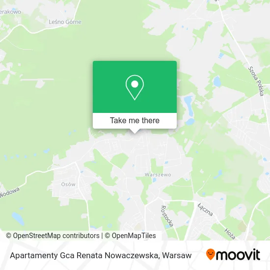 Apartamenty Gca Renata Nowaczewska map