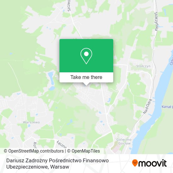 Dariusz Zadrożny Pośrednictwo Finansowo Ubezpieczeniowe map