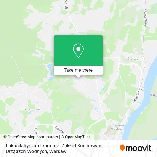 Łukasik Ryszard, mgr inż. Zakład Konserwacji Urządzeń Wodnych map