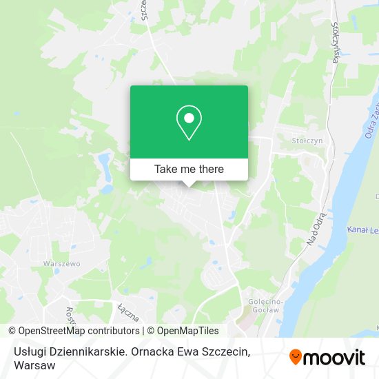 Usługi Dziennikarskie. Ornacka Ewa Szczecin map