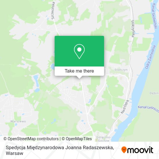 Spedycja Międzynarodowa Joanna Radaszewska map